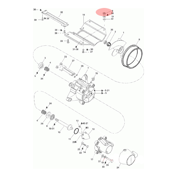 Шестигранная гайка DIN.934A2 #B232081600 - купить с доставкой по Москве и России