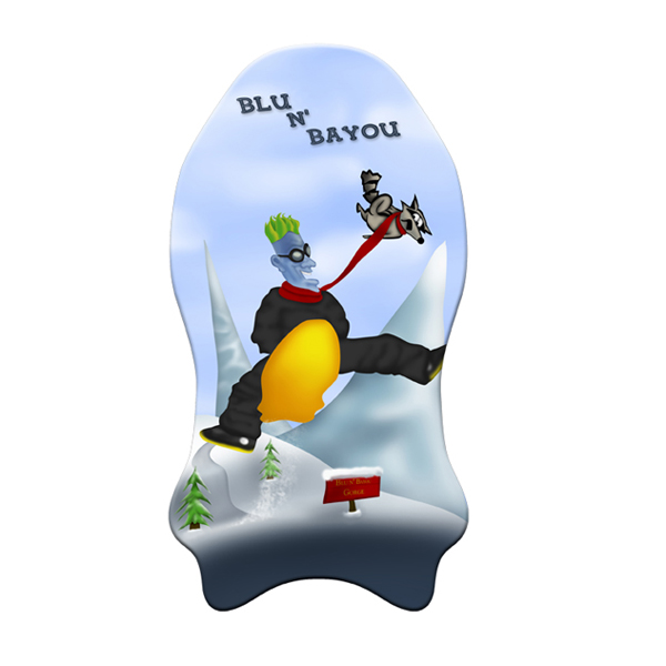 Ледянка-сани BLU DOWNHILL RUNNER, 36''/90см HYDROSLIDE - купить с доставкой по Москве и России