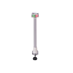 Огонь навигационный носовой 2-х цветный светодиодный NAVI LED, 12V, на стойке, корпус хромированный - купить с доставкой по Москве и России