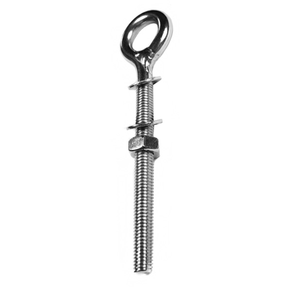 Рым-болт Welded Eye Bolt, болт М6х40мм, Диаметр рыма 13мм, нагрузка 1000кг, нержавеющая сталь HAICE - купить с доставкой по Москве и России