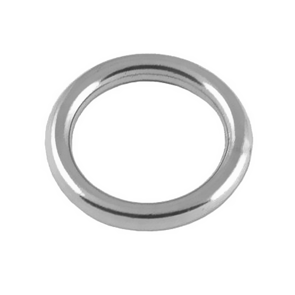 Рым круглый Round Ring, толщина 5 мм, диаметр 25 мм, нержавеющая сталь - купить с доставкой по Москве и России
