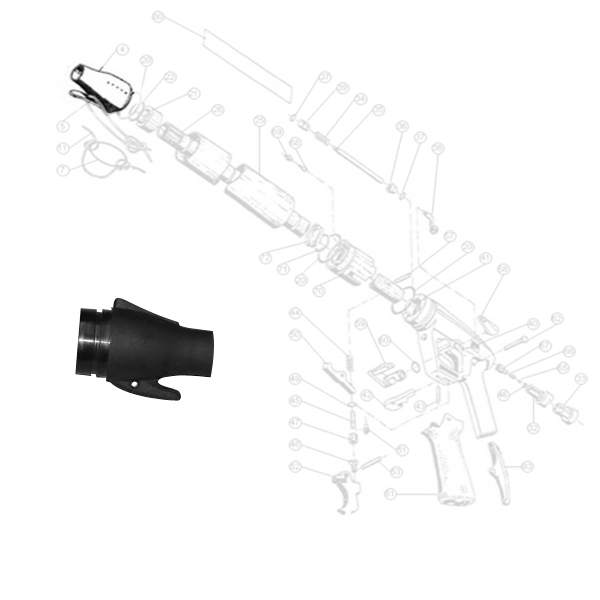 Передний конус ресивера STEN-11 - купить с доставкой по Москве и России