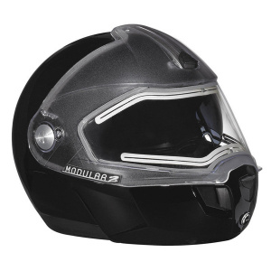Снегоходный шлем BRP Modular 2 Electric SE с электроподогревом визора, с фонариком  - купить с доставкой по Москве и России