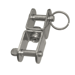 Вертлюг плоский скоба/скоба Swivel jaw/jaw, толщина 14 мм, длина 55 мм, нержавеющая сталь - купить с доставкой по Москве и России