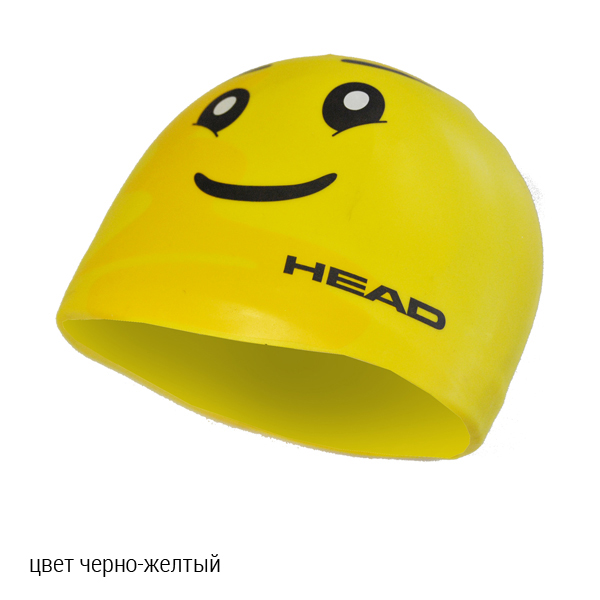 Шапочка для плавания HEAD SILICONE SKETCH, для тренировок - купить с доставкой по Москве и России