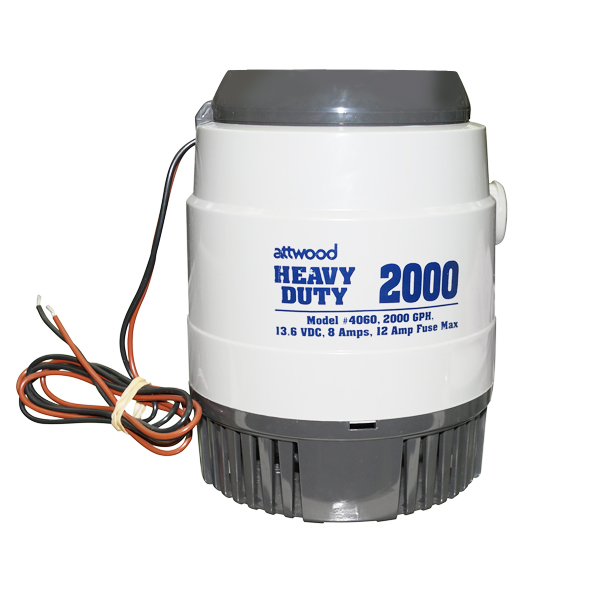 Помпа трюмная HEAVY-DUTY 2000 GPH 12V - купить с доставкой по Москве и России
