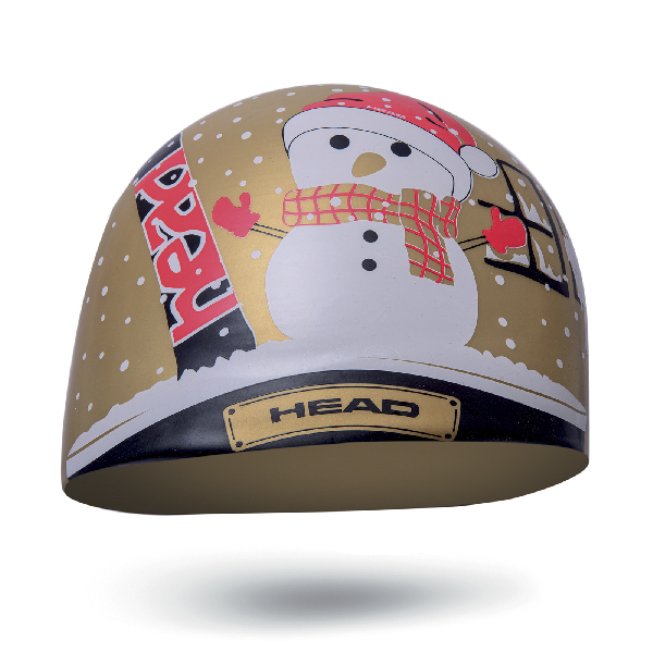 Шапочка для плавания HEAD SILICONE SKETCH, для тренировок - купить с доставкой по Москве и России
