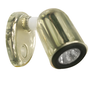 Светильник настенный TUBE, лампа MR11, 12V, 10 W, цвет золотистый - купить с доставкой по Москве и России