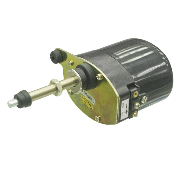 Мотор стеклоочистителя яхтенного, 12V, 110°, корпус пластиковый чёрный - купить с доставкой по Москве и России