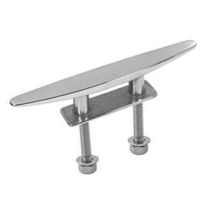 Утка швартовная плоская с шпильками и гайками Low Flat Cleat, нержавеющая сталь HAICE - купить с доставкой по Москве и России