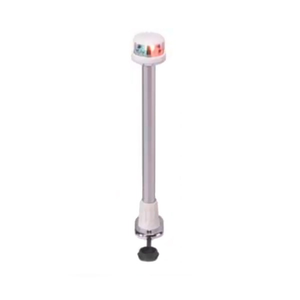 Огонь навигационный носовой 2-х цветный светодиодный NAVI LED, 12V, на стойке, корпус белый - купить с доставкой по Москве и России