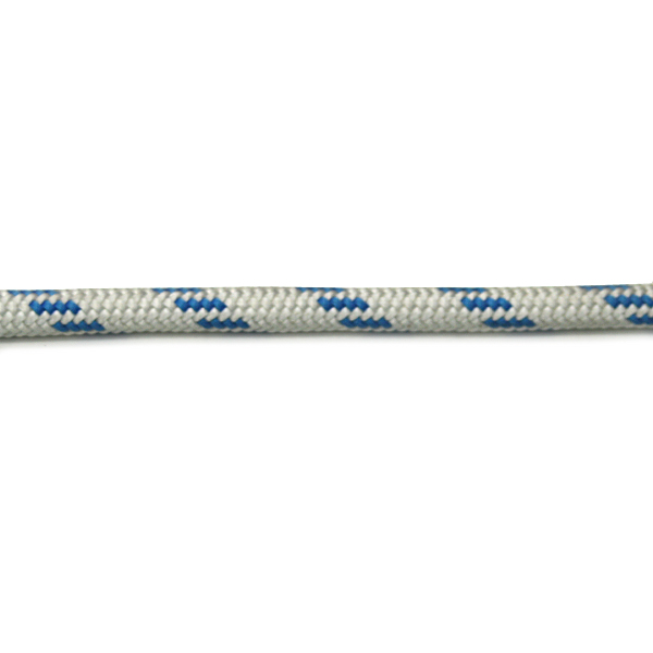 Фал SK75 Dyneema (сердечник и оплётка), цвет белый с синим маркером, диаметр 12 мм - купить с доставкой по Москве и России