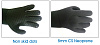 Перчатки Akvilon GV-004, 5мм, с двусторонним нейлоном, цв.черный - купить с доставкой по Москве и России