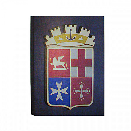 Герб четырёх морских республик Италии, высота 16 см, латунь, дерево - купить с доставкой по Москве и России