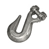 Крюк такелажный с вилкой Clevis Grab Hook, для цепи 1/4&quot; - 12 мм, длина 80 мм, нержавеющая сталь - купить с доставкой по Москве и России
