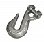 Крюк такелажный с вилкой Clevis Grab Hook, для цепи 3/8&amp;quot; - 10 мм, длина 112 мм нержавеющая сталь - купить с доставкой по Москве и России