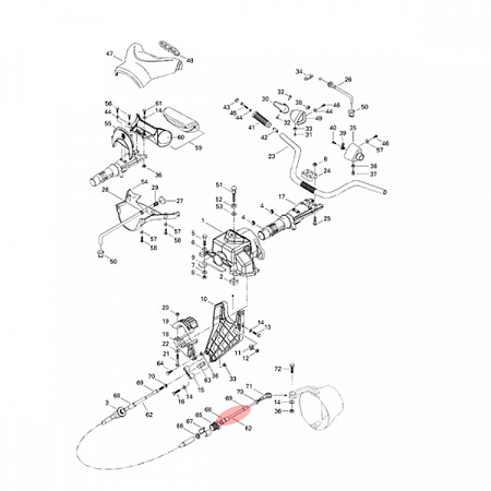 Рулевой кабель #B271000436 - купить с доставкой по Москве и России