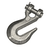 Крюк такелажный с вилкой Clevis Grab Hook, для цепи 1/4&quot; - 12 мм, длина 80 мм, нержавеющая сталь - купить с доставкой по Москве и России