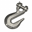 Крюк такелажный с вилкой Clevis Grab Hook, для цепи 5/16&amp;quot; - 8 мм, длина 95 мм, нержавеющая сталь - купить с доставкой по Москве и России