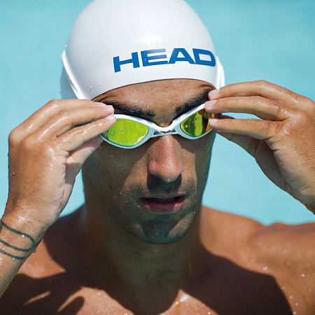 Шапочка для плавания стартовая HEAD SILICONE MOULDED, для соревнований - купить с доставкой по Москве и России